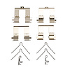 340-59043 Disc Brake Hardware Kit, Fits Select Acura/Honda, Position: Rear