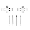 340-63007 Disc Brake Hardware Kit, 1979-1985 Mercedes-Benz, Position: Front - image 1