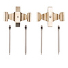 340-63022 Disc Brake Hardware Kit, 1993-2011 Mercedes-Benz, Position: Front - image 1