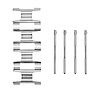 340-63028 Disc Brake Hardware Kit, 2003-2009 Mercedes-Benz, Position: Front
