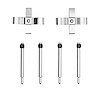 340-63036 Disc Brake Hardware Kit, 1994-2000 Mercedes-Benz, Position: Rear - image 1