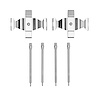 340-63043 Disc Brake Hardware Kit, 2003-2009 Mercedes-Benz, Position: Front - image 1