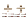 340-63047 Disc Brake Hardware Kit, Fits Select Mercedes-Benz, Position: Front