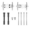 340-63059 Disc Brake Hardware Kit, Fits Select Mercedes-Benz, Position: Front