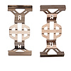 340-63069 Disc Brake Hardware Kit, 2015-2021 Mercedes-Benz, Position: Front