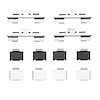 340-67005 Disc Brake Hardware Kit, 1987-1988 Infiniti/Nissan, Position: Front - image 1