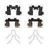 340-67014 Disc Brake Hardware Kit, 1995-2000 Infiniti/Nissan, Position: Front
