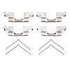 340-67031 Disc Brake Hardware Kit, Fits Select Multiple Makes/Models, Position: Front