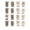 340-72016 Disc Brake Hardware Kit, 1995-2005 Mitsubishi Fuso, Position: Fr