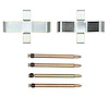 340-73000 Disc Brake Hardware Kit, 1974-1979 Audi/Volkswagen, Position: Front