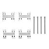 340-73003 Disc Brake Hardware Kit, Fits Select Multiple Makes/Models, Position: Front