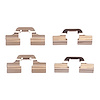 340-74009 Disc Brake Hardware Kit, 1999-2015 Audi/Volkswagen, Position: Rear