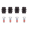 340-74010 Disc Brake Hardware Kit, 1996-2020 Multiple Makes/Models, Position: Rear,Front