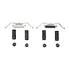 340-74015 Disc Brake Hardware Kit, 2001-2003 Audi/Volkswagen, Position: Front - image 1