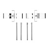 340-74016 Disc Brake Hardware Kit, 2006-2019 Multiple Makes/Models, Position: Front,Rear - image 1