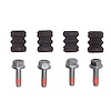 340-74022 Disc Brake Hardware Kit, 1977-2019 Multiple Makes/Models, Position: Front,Rear