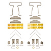 340-76001 Disc Brake Hardware Kit, 1970-1979 Lexus/Toyota/Scion, Position: Front - image 1