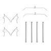 340-76013 Disc Brake Hardware Kit, 1976-1995 Lexus/Toyota/Scion, Position: Front - image 1