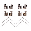 340-76028 Disc Brake Hardware Kit, 1992-2003 Multiple Makes/Models, Position: Front - image 1