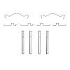 340-76044 Disc Brake Hardware Kit, 2000-2008 Multiple Makes/Models, Position: Rear - image 1