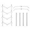 340-76074 Disc Brake Hardware Kit, Fits Select Lexus/Toyota/Scion, Position: Front