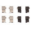 340-80007 Disc Brake Hardware Kit, 1989-2005 Multiple Makes/Models, Position: Front,Fr,Rr