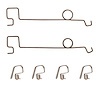 340-80022 Disc Brake Hardware Kit, 1981-1985 Ford/Lincoln/Mercury/Mazda, Position: Front - image 1