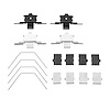 340-80040 Disc Brake Hardware Kit, 2006-2013 Ford/Lincoln/Mercury/Mazda, Position: Front - image 1