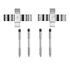 340-80044 Disc Brake Hardware Kit, Fits Select Multiple Makes/Models, Position: Front - image 1