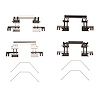 340-80047 Disc Brake Hardware Kit, Fits Select Ford/Lincoln/Mercury/Mazda, Position: Front - image 1