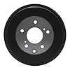 365-67032 True-Balanced Brake Drum, Fits Select Infiniti/Nissan, Position: Rear
