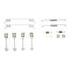 370-67010 Drum Brake Hardware Kit, 1990-1991 Infiniti/Nissan, Position: Rear - image 1