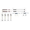 370-67013 Drum Brake Hardware Kit, 1993-1998 Infiniti/Nissan, Position: Rear