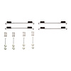 370-76001 Drum Brake Hardware Kit, 1960-1975 Lexus/Toyota/Scion, Position: Rear,Front