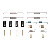 370-80009 Drum Brake Hardware Kit, 1987-1989 Ford/Lincoln/Mercury/Mazda, Position: Rear - image 1