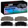 4000-0071-00 Rear 4000 HybriDynamic Brake Pads 1966-1988 Bertone, Fiat, Lancia X-1/9, 124, X-1/9, Scorpion - image 4