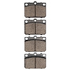 4000-0101-00 Front 4000 HybriDynamic Brake Pads Fits Select Dodge/Ram, Honda, Hyundai, Mazda, Mitsubishi, Plymouth, Toyota - image 1