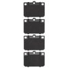 4000-0101-00 Front 4000 HybriDynamic Brake Pads Fits Select Dodge/Ram, Honda, Hyundai, Mazda, Mitsubishi, Plymouth, Toyota - image 2