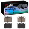 4000-0101-00 Front 4000 HybriDynamic Brake Pads Fits Select Dodge/Ram, Honda, Hyundai, Mazda, Mitsubishi, Plymouth, Toyota - image 4