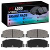 4000-0144-00 Rear 4000 HybriDynamic Brake Pads Select Chrysler, Dodge/Ram, Mitsubishi, Plymouth - image 4