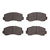 4000-0195-00 Front 4000 HybriDynamic Brake Pads Fits Select Dodge/Ram, Mitsubishi, Plymouth, Toyota - image 1