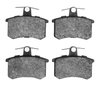 3000-Series Ceramic Brake Pads, 1980-2001 Multiple Makes/Models, Position: Rear - image 1