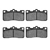 4000-0243-00 Rear 4000 HybriDynamic Brake Pads 1983-1984 Toyota Cressida - image 1