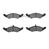 4000-0257-00 Front 4000 HybriDynamic Brake Pads 1983-1994 Ford, Mercury Tempo, Exp, Escort, Ln7, Topaz, Lynx - image 1