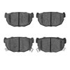 3000-Series Ceramic Brake Pads, 1981-1998 Infiniti/Nissan, Position: Rear - image 1