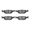 4000-0322-00 Rear 4000 HybriDynamic Brake Pads 1986-1998 Saab 900, 9000, 1986-1998 Saab 900, 9000 - image 1
