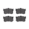 4000-0342-00 Rear 4000 HybriDynamic Brake Pads 1986-1988 Acura Legend - image 1