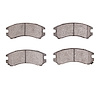 4000-0357-00 Front 4000 HybriDynamic Brake Pads Fits Select Nissan, Suzuki - image 1