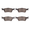4000-0381-00 Rear 4000 HybriDynamic Brake Pads Fits Select Chrysler, Dodge/Ram, Chrysler, Dodge/Ram - image 1