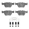 3000-Series Ceramic Brake Pads & Hardware Kit, 1987-2005 BMW, Position: Front - image 1